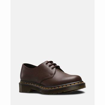 Dr Martens 1461 Virginia Kožené - Tmavo Hnede Oxford Topanky Damske, D250SK